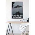 thumbnail image 6 of I Want To Believe Wall Poster, 22.375" x 34" Framed, 6 of 6