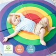 thumbnail image 5 of ECR4Kids SoftZone Rainbow Activity Mat, Rainbow, 5 of 9