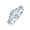 Silver, variant on Bling Jewelry Womens Three Stone Promise Engagement Ring 2CT Emerald Cut Past Present Future .925 Sterling Silver