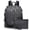 Black, variant on Backpack Purse for Women Vegan Leather Travel Backpack with Wristlet, Designer Convertible Shoulder Bag Satchel Handbag, Lightweight Fashion Backpack with Wide Strap, Brown