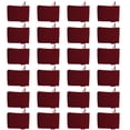 thumbnail image 4 of Bolsas navideñas con cordón para calendario de adviento, 24 unidades, color vino tinto, 4 of 14
