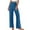#Blue, variant on DPTALR Women's High Waist Wide Leg Ribbed Knit Flowy Comfy Thick Sweatpants with Pockets,Black,Size XL