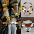 thumbnail image 4 of Fashion Rose Gold Plated Trio Scarf Ring Silk Scarf Buckle Clip Slide Jewelry, 4 of 8