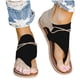 thumbnail image 4 of Zapatos de mujer Moda Color sólido Minimalistic Toe Clip Sandalias planas romanas Zapatillas Flip Flop Wmkox8yii  nm6116, 4 of 7