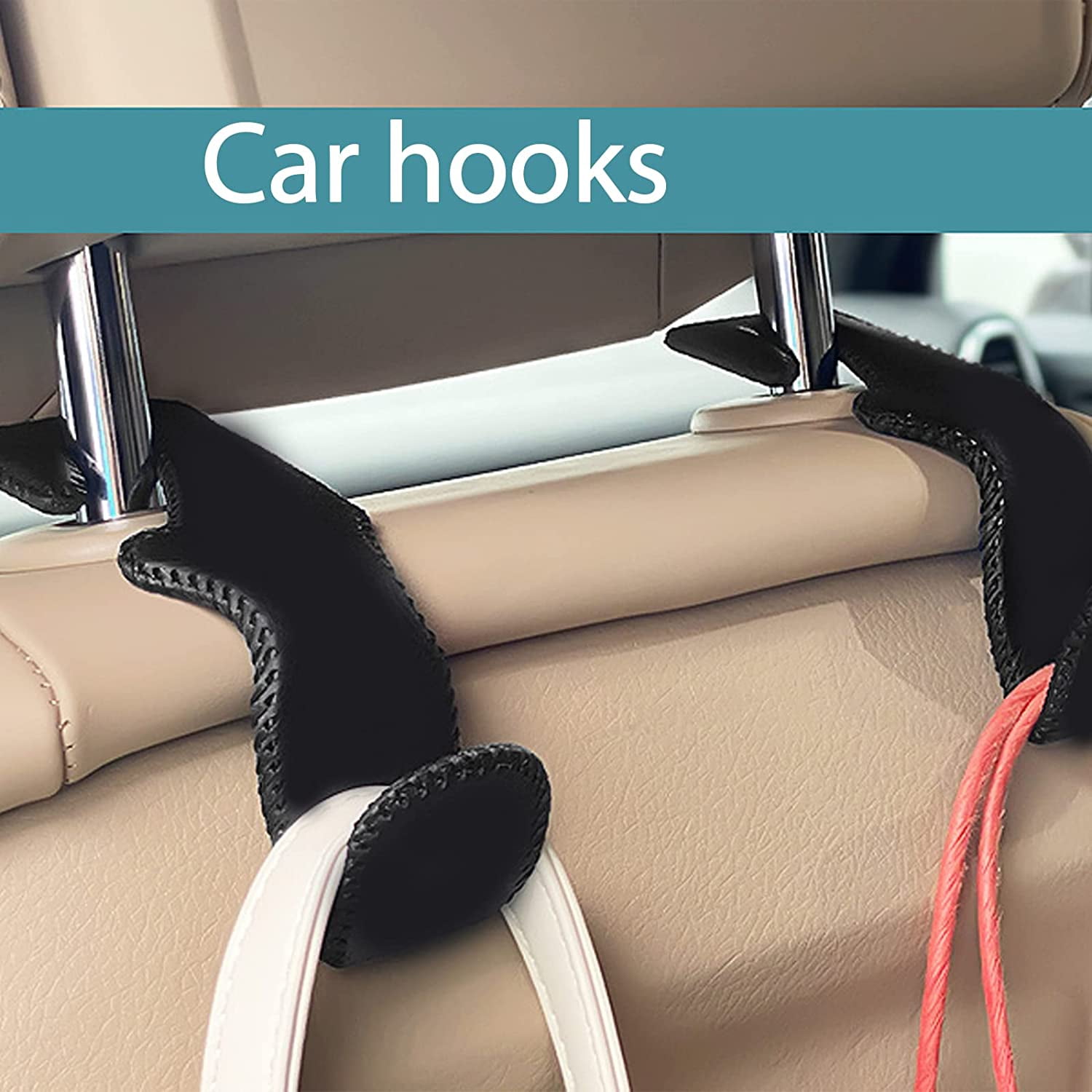 Amazon.com: sentoto Car Seat Hooks Multi-Functional Hidden Hook Headrest  Hooks for Car Purse Hook for Car Car Universal Back Seat Storage Holder  Hooks Saygoodbye To the Messy Space Neat Travel-Bright Silver :