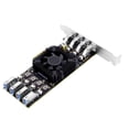 thumbnail image 1 of USB3.2 PCI Express Adapter PCI-E to 8 Port USB 3.2 Expansion Card 4 Channel USB3.0 PCIe X4 Controller Card for Camera, 1 of 5