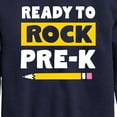 thumbnail image 3 of Instant Message - Ready To Rock Pre-K - Toddler And Youth Crewneck Fleece Sweatshirt, 3 of 6