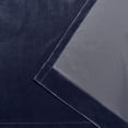 thumbnail image 4 of Exclusive Home Velvet Heavyweight Pinch Pleat Curtain Panel Pair, 108"" Length, Navy, 4 of 5