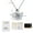 1 carat, variant on Leander 925 sterling silver swan necklace with a lab-grown diamond and a versatile clavicle necklace. This high-end, minimalist, and stylish clavicle necklace is the perfect gift.