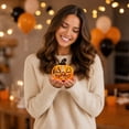 thumbnail image 5 of Halloween Decoration Indoor Outdoor Clearance Under $5.00! Thanksgiving Fall Decorations for Home, Halloween Cutout Pumpkin Ornament, 5 of 5