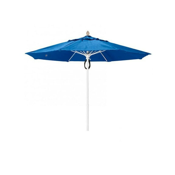 7.5' Oct Market 8 Rib Push up Champagne Bronze with Pacific Blue Marine Grade Canopy, 7MPPCB-8602