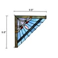 thumbnail image 2 of RADIANCE Goods Mission Tiffany-Glass Window Panel 10" Wide, 2 of 5