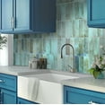 thumbnail image 4 of Antiek 2.58 in. x 7.9 in. Glossy Blue Ceramic Subway Wall and Floor Tile (5.38 sq. ft./case) (38-pack), 4 of 5