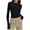Black, variant on Everyday Tee, Scoop Neck Long Sleeve Shirts for Women, Slim Round Neck Fitted T Shirts Womens Tops Tee,3 Pack,Black/Dark Gray/White,L