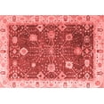 thumbnail image 1 of Ahgly Company Machine Washable Indoor Rectangle Oriental Red Traditional Area Rugs, 2' x 4', 1 of 4