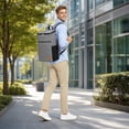 thumbnail image 6 of Insulated Cooler Backpack Work Lunch Backpack Adult Lunch Bag for Picnics Hiking Trips Grey Insulated Bag, 6 of 6