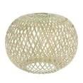 thumbnail image 1 of MasteelfCA 1pc Simple Style Bamboo Woven Lampshade Chinese Style Lamp Cover Accessory, 1 of 7
