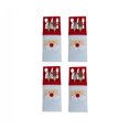 thumbnail image 3 of Advancent 4 unids/set bolsa de soporte de Papá Noel de Navidad cubiertos bolsa de dulces palillo efectivo dinero cuchara bolsillo fiesta de año Kits de decoración para fiestas, 3 of 6