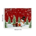 thumbnail image 3 of Christmas Tree Decorations Winter Christmas Tree Placemats 12X18 Inches Christmas Holiday Table Mats for Party Kitchen Dining Room Decoration Christmas Decorations Indoor, 3 of 6