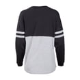 thumbnail image 3 of Women's Black Fresno Grizzlies Retro Jersey Long Sleeve Pom Pom T-Shirt, 3 of 3