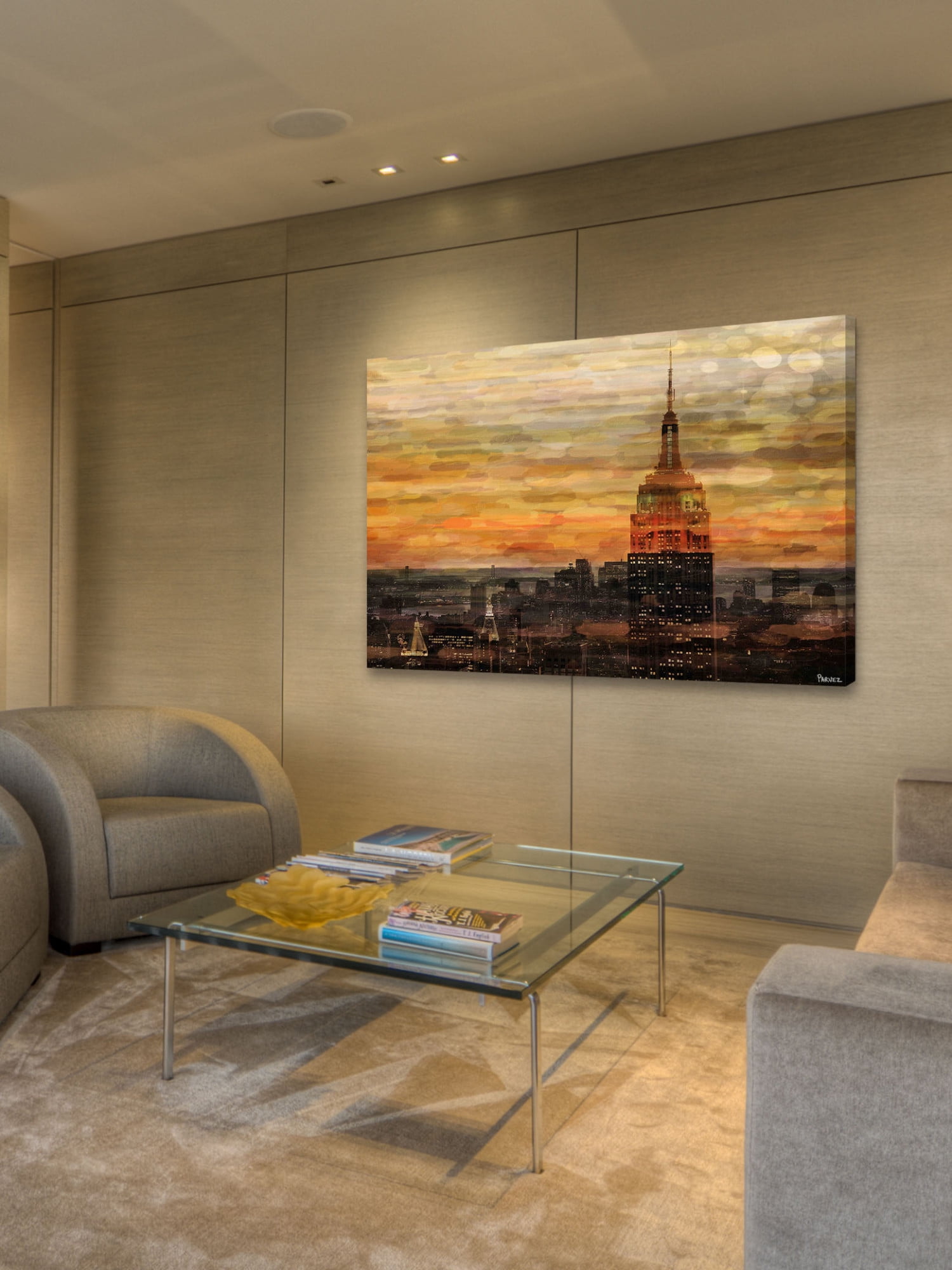 Parvez Taj Bronze Night Canvas Wall Art