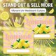 thumbnail image 5 of Letrero Liraveno Summer de Lemonade Stand Supplies, 3 unidades, helado, 5 of 6