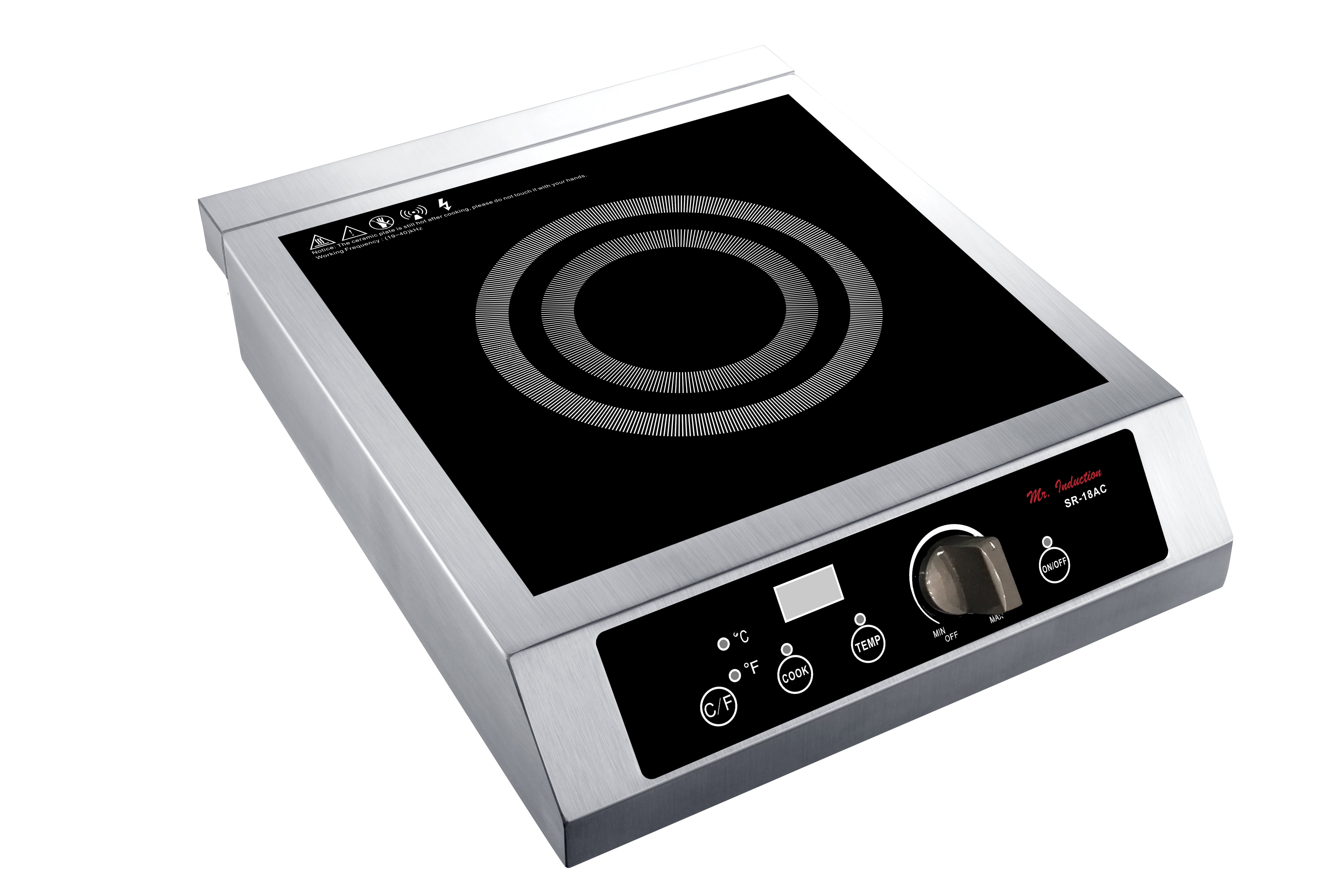 Sunpentown SR-18AC 1800W Countertop Commercial Range