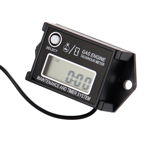 Yajisi LCD Digital Tachometer Gas Engine Tach/Hour Meter Resettable RPM Tester for Motorcycles
