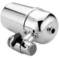 thumbnail image 1 of Filtro de agua de grifo, cromado, vertical, grifo de filtro de agua de grifo para cocina y baño, se adapta a grifos estándar, fácil instalación, no requiere herramientas Adepaton WFLD-309, 1 of 8