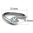 thumbnail image 4 of Silver Womens Ring Anillo Para Mujer Stainless Steel Ring Dallas, 4 of 4