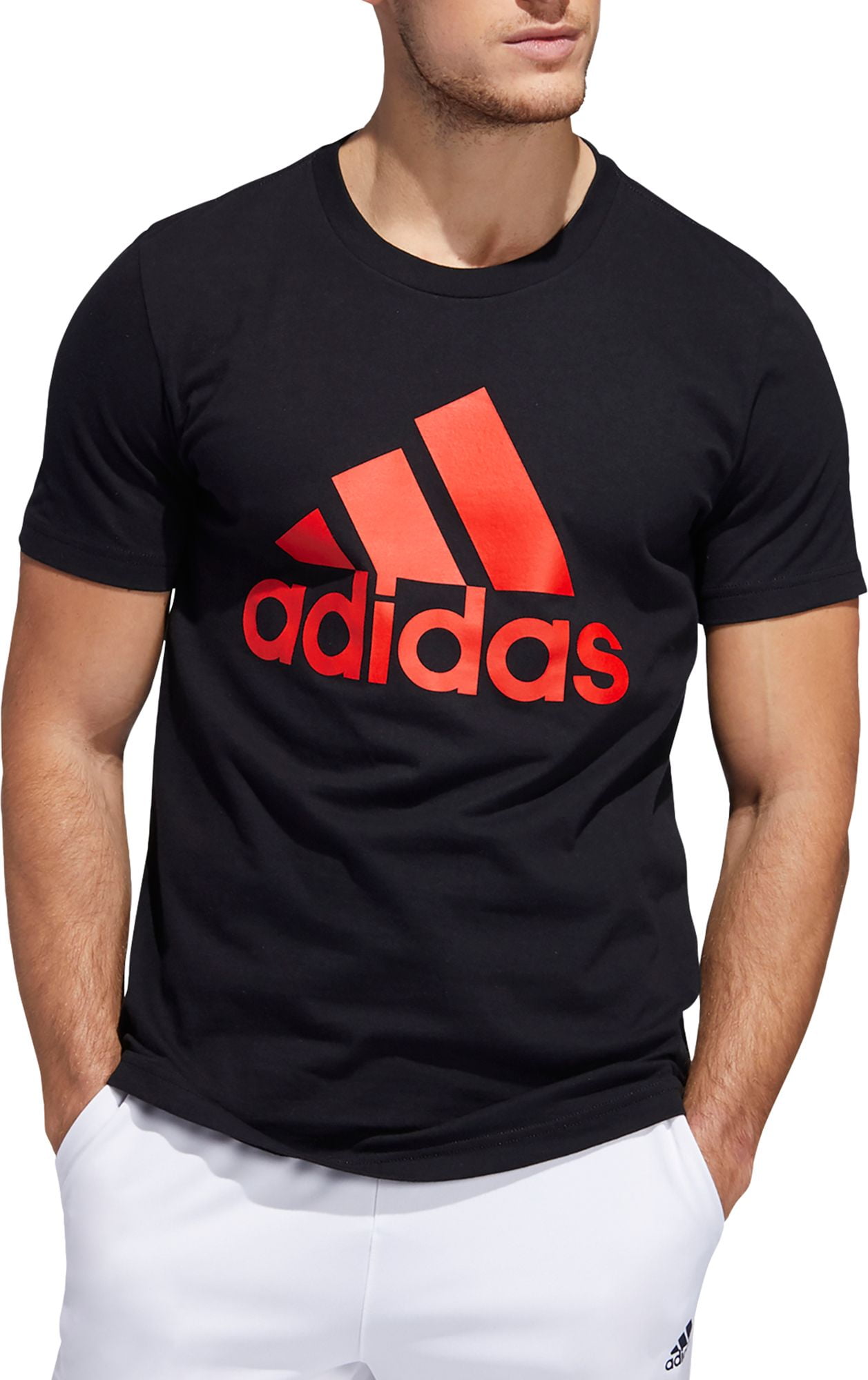 adidas men's badge of sport graphic tee