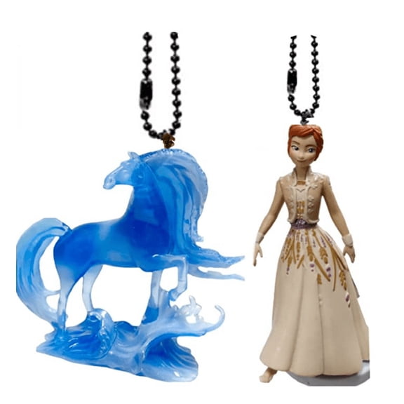Nokk Elsa’s Horse 4” & Princess Anna Ivory Pvc Keychain Dangler Ornament Figure…