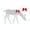 C, variant on Sylvtty Christmas Light Up Reindeer Decoration Outdoor Lighted Deer Family with Bow 2D Waterproof Metal Reindeer for Yard Patio Lawn Garden Party Decor