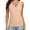 074-Nude, variant on Thermal Tank Top for Women V Neck Lace Fleece Sleeveless Camisole Cami Vest Warm Base Layer Thermal Underwear Tops