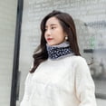 thumbnail image 3 of SPRING PARK Women Winter Neck Warmer Fleece Lined Ring Scarf Thicken Windproof and Dust Skiing Scarf Neckerchief, 3 of 8