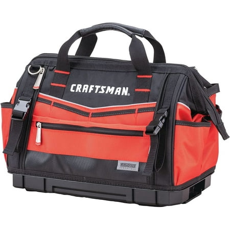

CRAFTSMAN VERSASTACK Zippered Tool Bag 31 Pocket Organizer Heavy Duty Tool Tote (CMST17622)