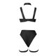 thumbnail image 3 of Gibobby Conjunto de lencería Sexy Conjunto de lencería for Mujer Conjunto de lencería con Liguero y corpiño de Encaje Floral(Negro, XXG), 3 of 5