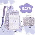 thumbnail image 2 of Mochila Bluboon para Niñas 31x16x42 cm Set con Lonchera de Pana, 2 of 9