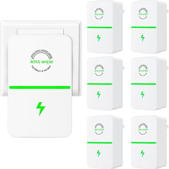 Energy Saving Device 28KW Household Electricity Saver 90V-250V Smart Power Saving Box with Voltage Stabilization and Overheat Protection, US Plug