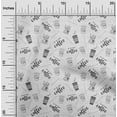 thumbnail image 2 of oneOone Velvet Gray Fabric Text Sewing Fabric By The Yard Printed Diy Clothing Sewing Supplies 58 Inch Wide, 2 of 5