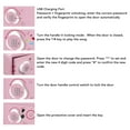 thumbnail image 3 of Auto Scroll Paper Money Saving Box, Fingerprint Password Bank for Kids, Large Capacity Secure Deposit ATM Toy, Interactive Educational Choice, 3 of 7