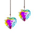 thumbnail image 2 of Ganfancp Atrapasoles con Cristales Colgantes Atrapasoles de Cristales de Colores Prismas de Cristal Colgantes Atrapasoles Decorativos para El Árbol de Navidad Ofertas Del Día Liquidación Colgante Cor, 2 of 4