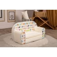 thumbnail image 4 of Delsit Kids Couch for Toddlers - 2 in 1 Convertible Foam Sofa to Lounger, Comfy Flip Out Lounge Chair for Children, Made in Europe, 4 of 5