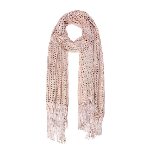 Womens Oblong Shimmery Scarf