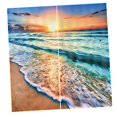 thumbnail image 1 of 2 paneles de cortinas para sala de , de árboles , de cortinas estampadas, cortinas de ventana para dormitorio, ojales, cortinas Sea Wave_2 BLESIY Cortinas de impresión digital 3D, 1 of 8