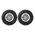thumbnail image 2 of 1/14 RC Car Front Tires, Front Wheel Hub and Tire Kit High Abrasion Resistance Bump   for RC Modification, 2 of 8