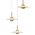 thumbnail image 6 of VONN Ferrara Height Adjustable ETL Certified Integrated LED Pendant in AB, 6 of 22