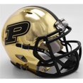 thumbnail image 1 of Purdue Boilermakers Helmet Riddell Replica Mini Speed Style Chrome Alternate, 1 of 1