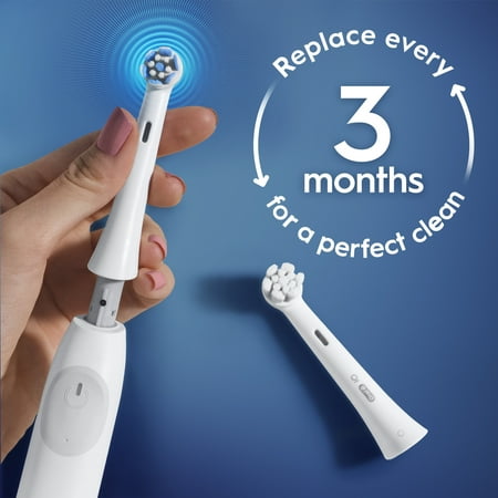 Oral-B - iO Series Gum & Sensitive Replacement Brush Head for iO Series Electric Toothbrush (4 count) - White