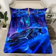 thumbnail image 2 of Manfei Fast Car 3pcs Twin Sheet Sets,Racing Car Twin Fitted Sheet,Extreme Sport Breathable Flat Sheet,Car Room Decorative, 2 of 7